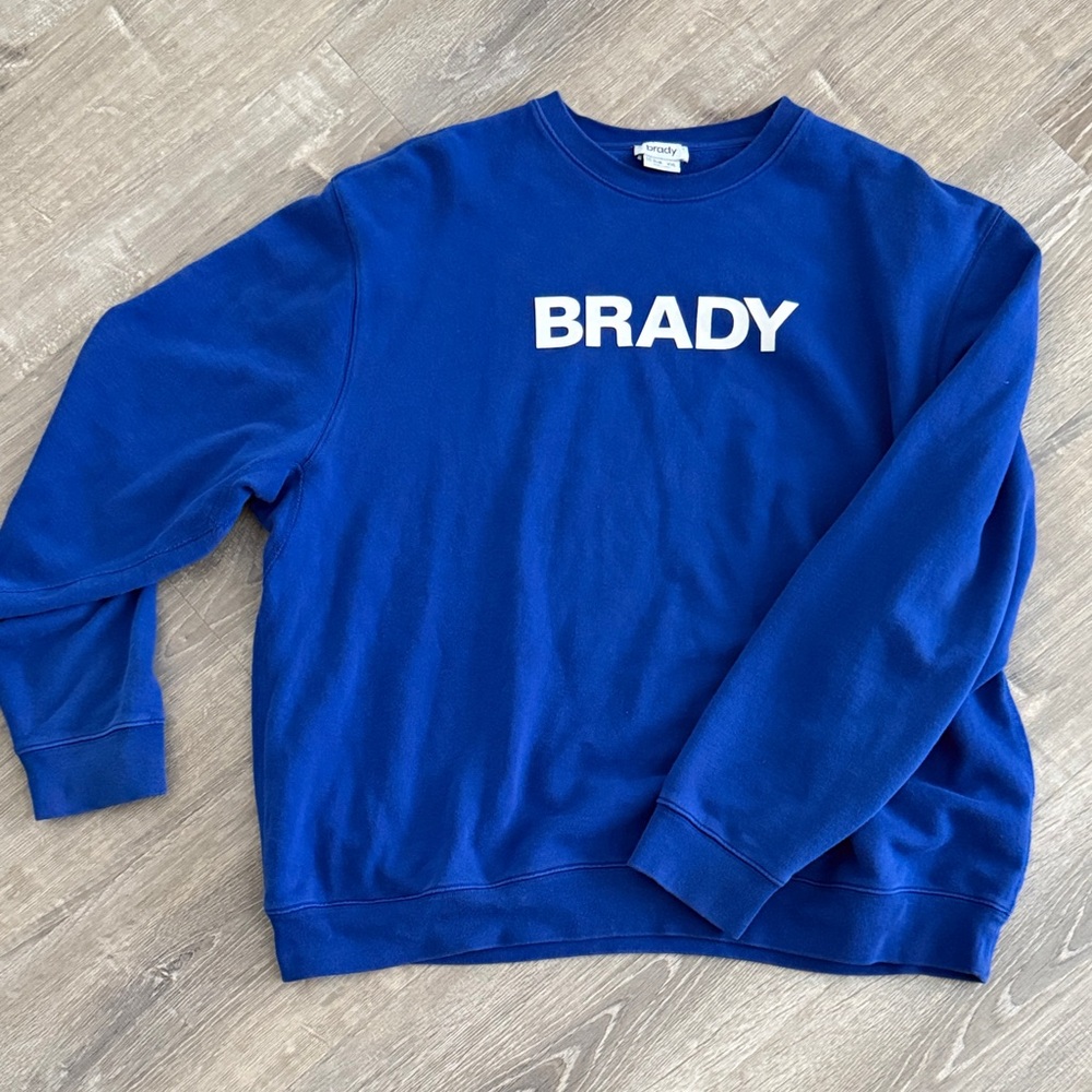 Brady Royal Blue Crewneck Sweater